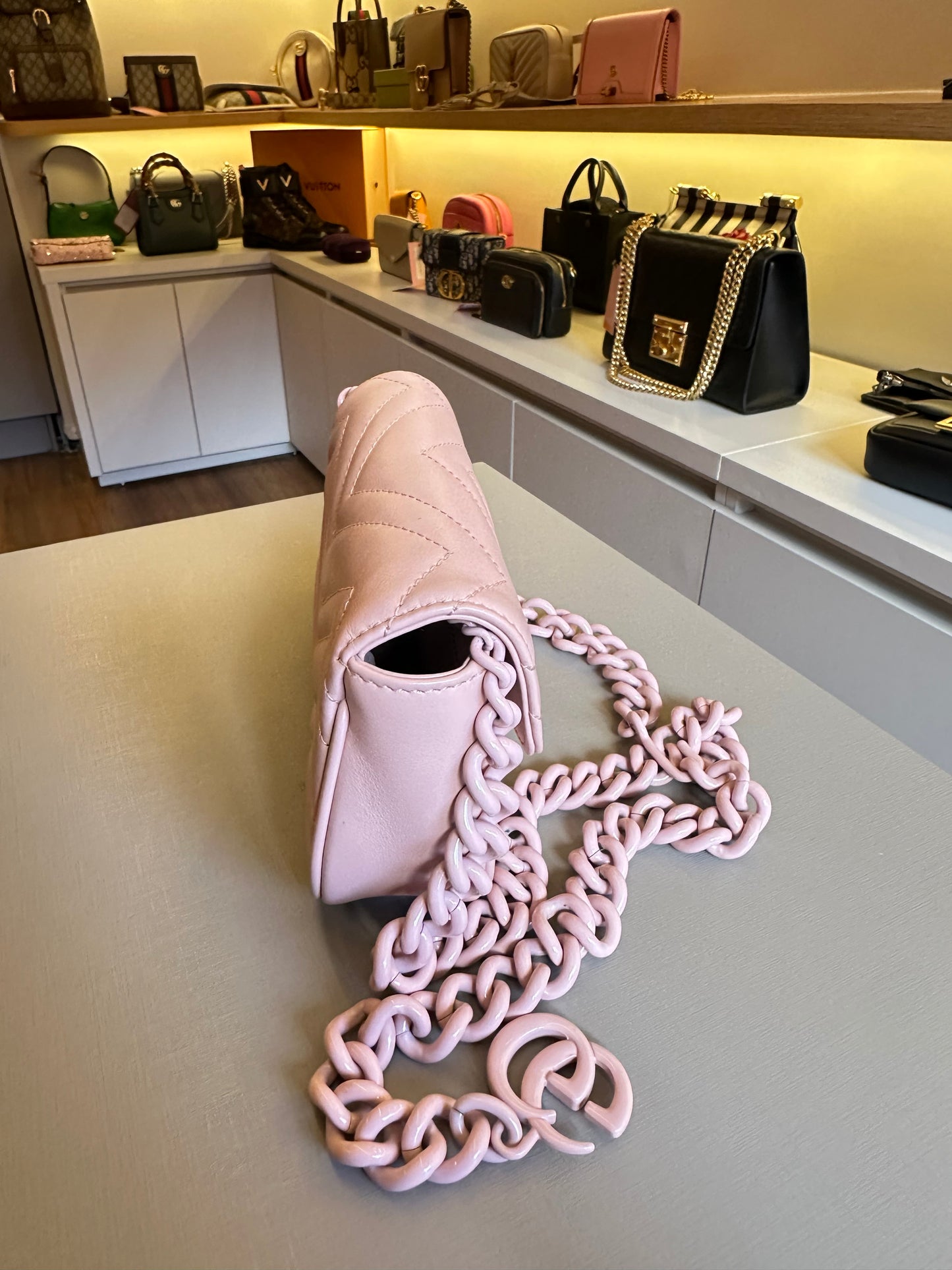 Gucci marmont Super Mini Rosa