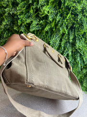 Prada Canvas Canapa Verde