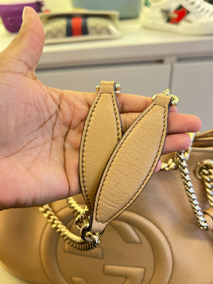 Gucci Soho Chain Nude