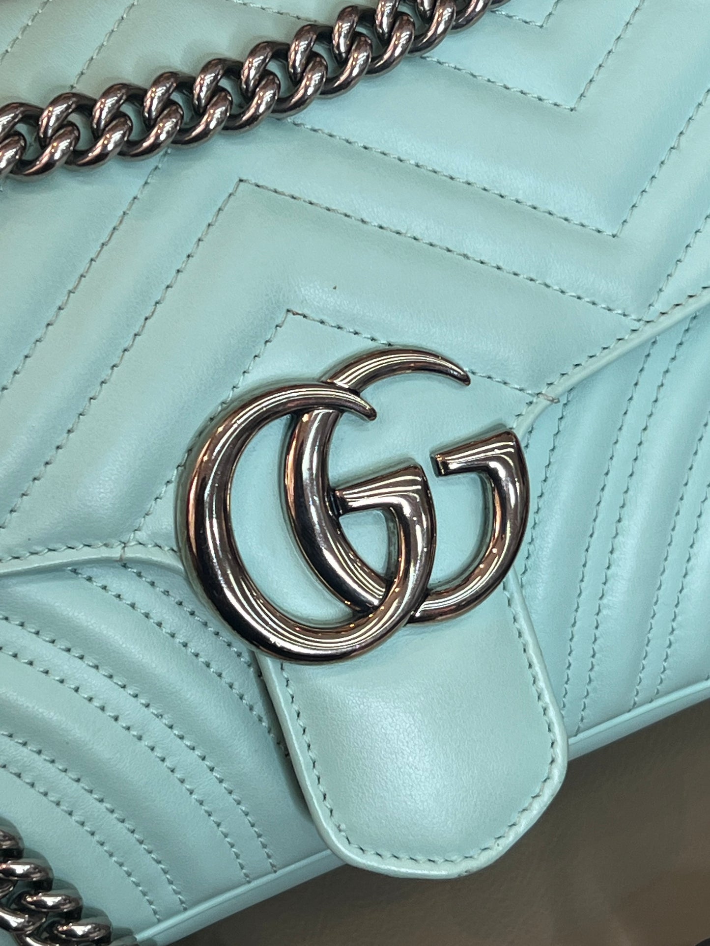 Gucci GG Marmont Verde Água