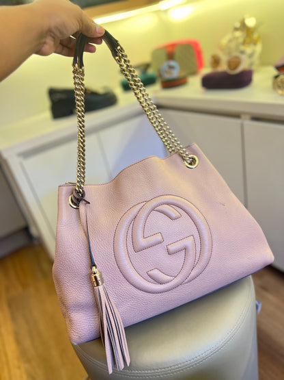 Gucci Soho Chain Nude