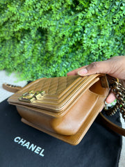 Chanel Boy Small Caramelo