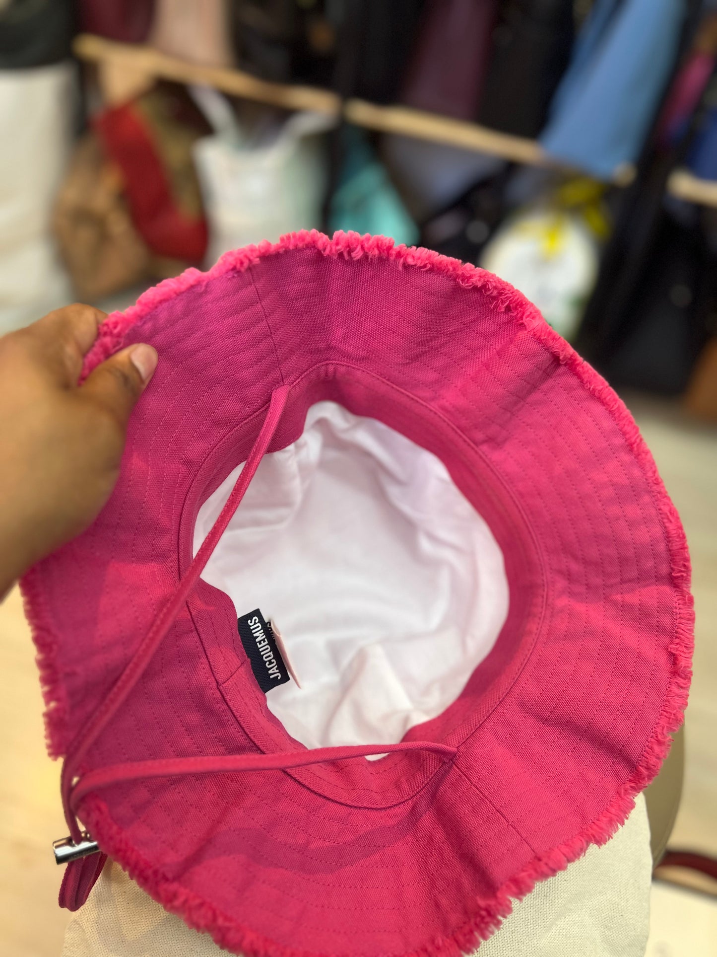 Jacquemus Bucket Hat Pink