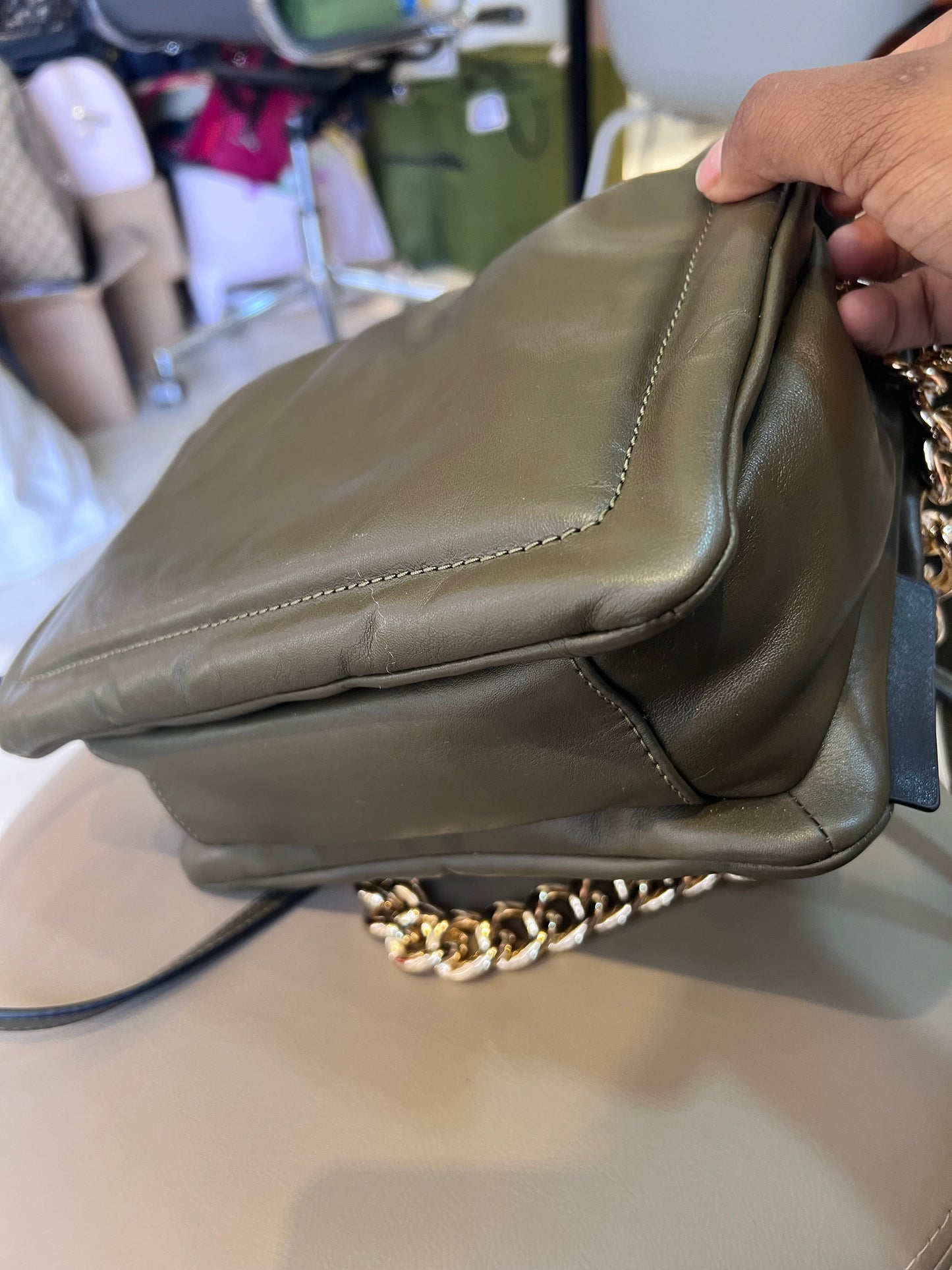 Marc Jacobs Puffer Chain Verde