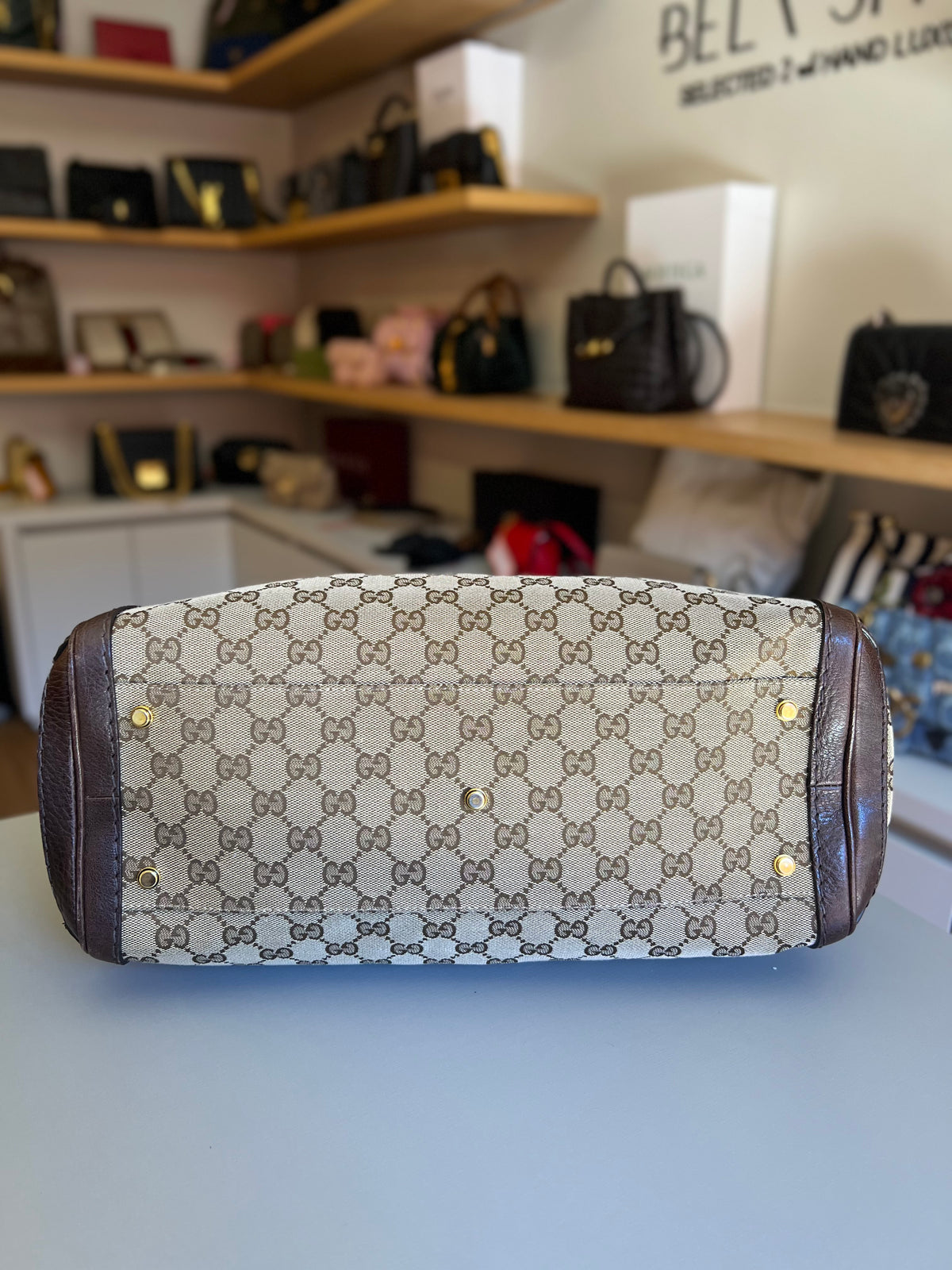 Gucci GG Canvas Running Tote