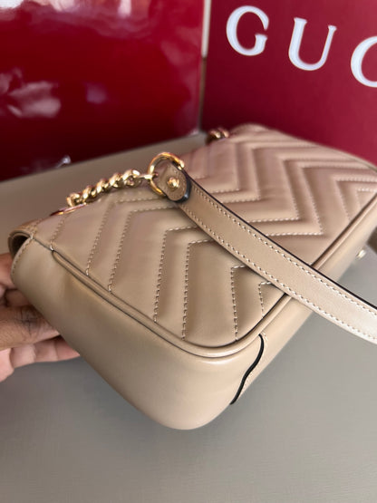 Gucci marmont Matelasse Nude