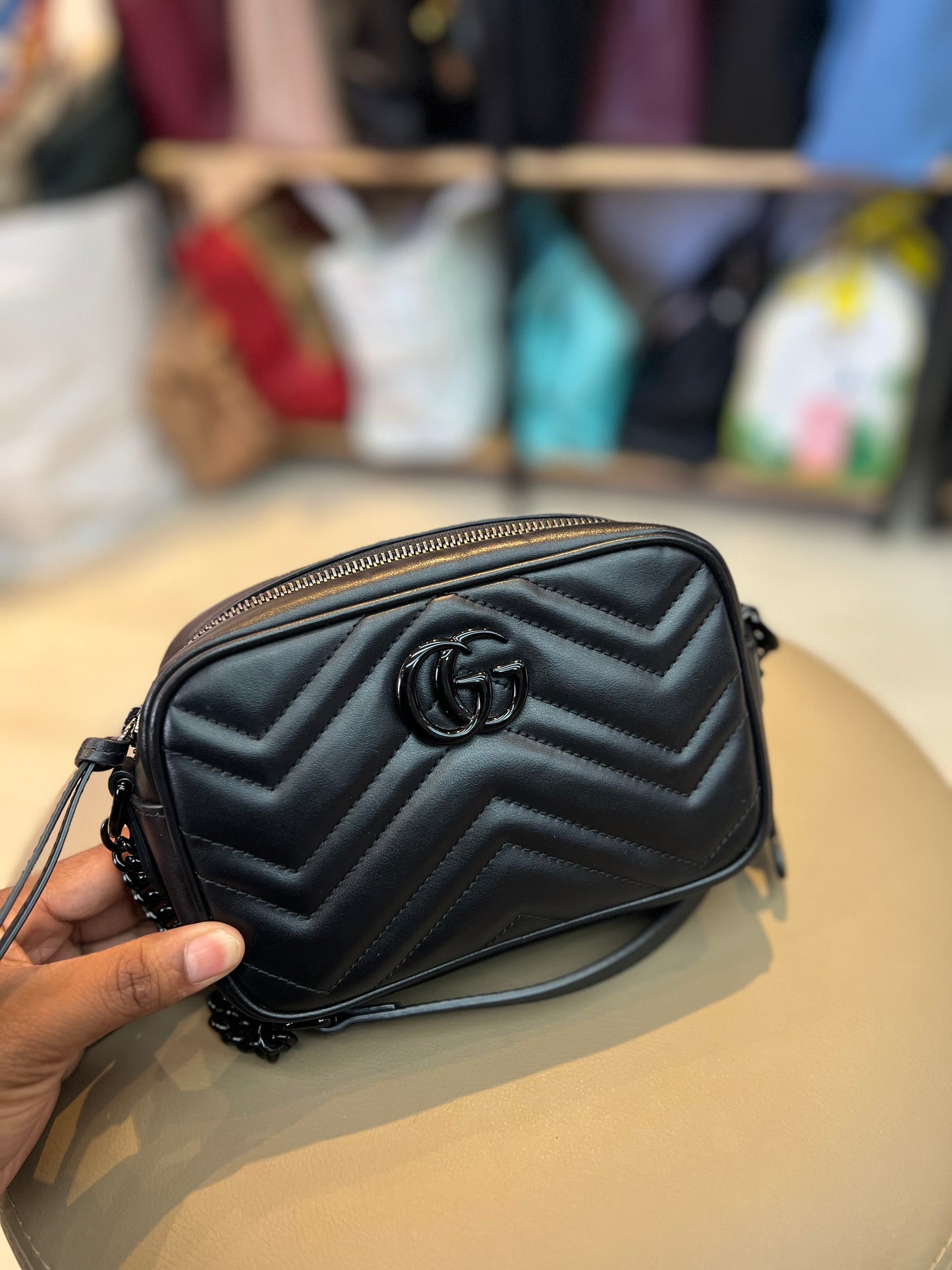 Gucci Marmont GG Mini Preta