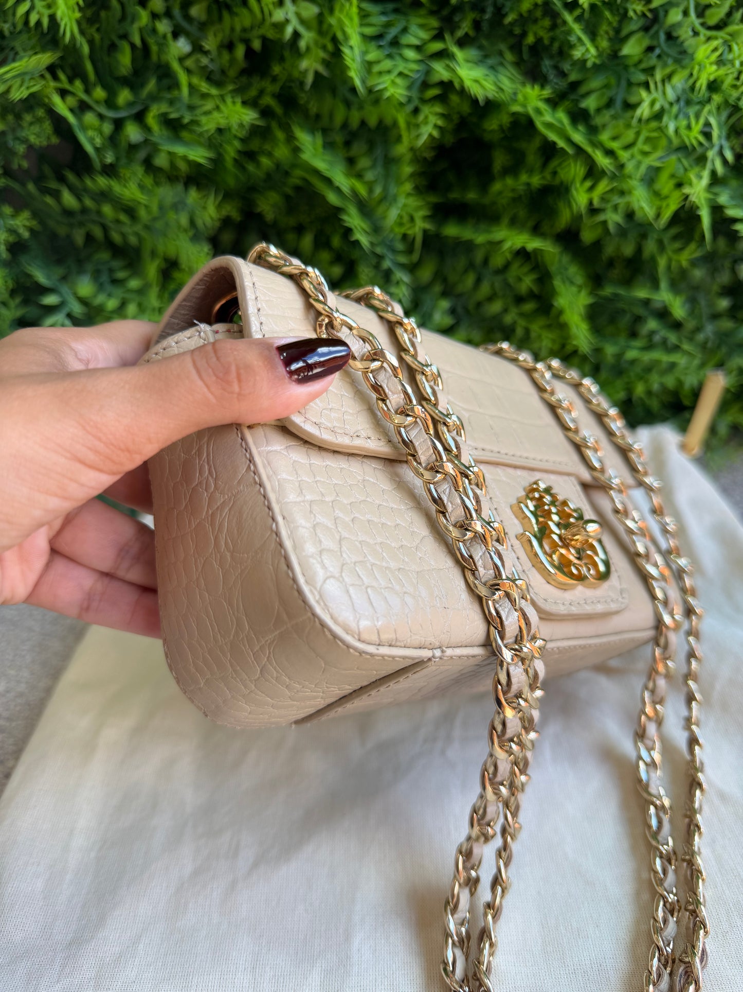 Isla Anne Mini Chain Nude