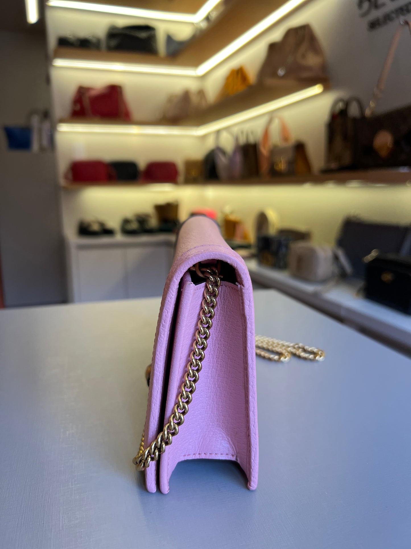 Gucci Diana Bamboo Shoulder bag Rosa