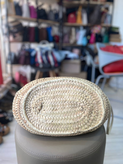 Jacquemus Le Panier Soli Ráfia