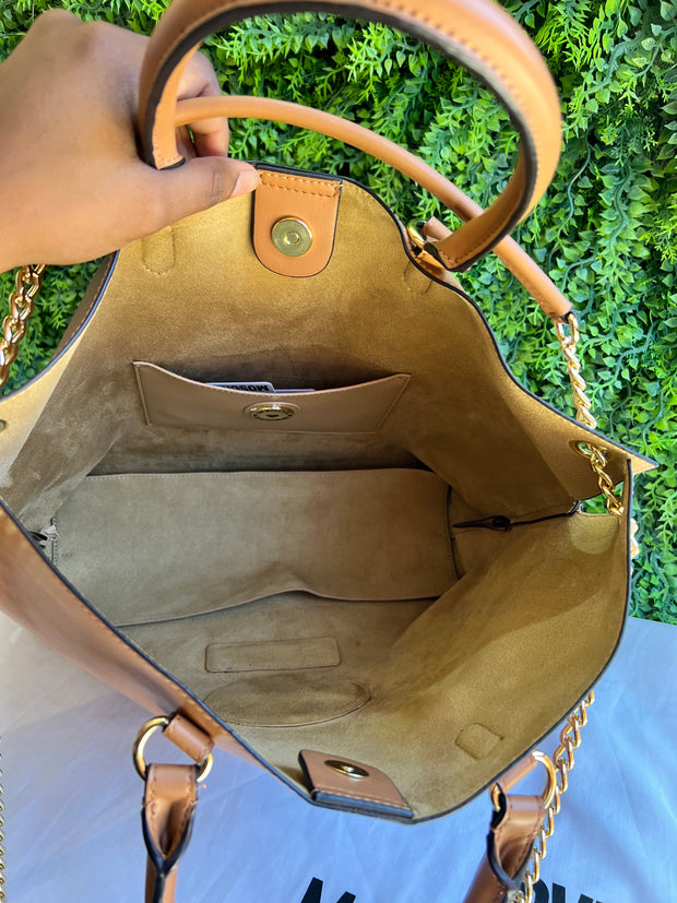 Bolsa Love Moschino Caramelo