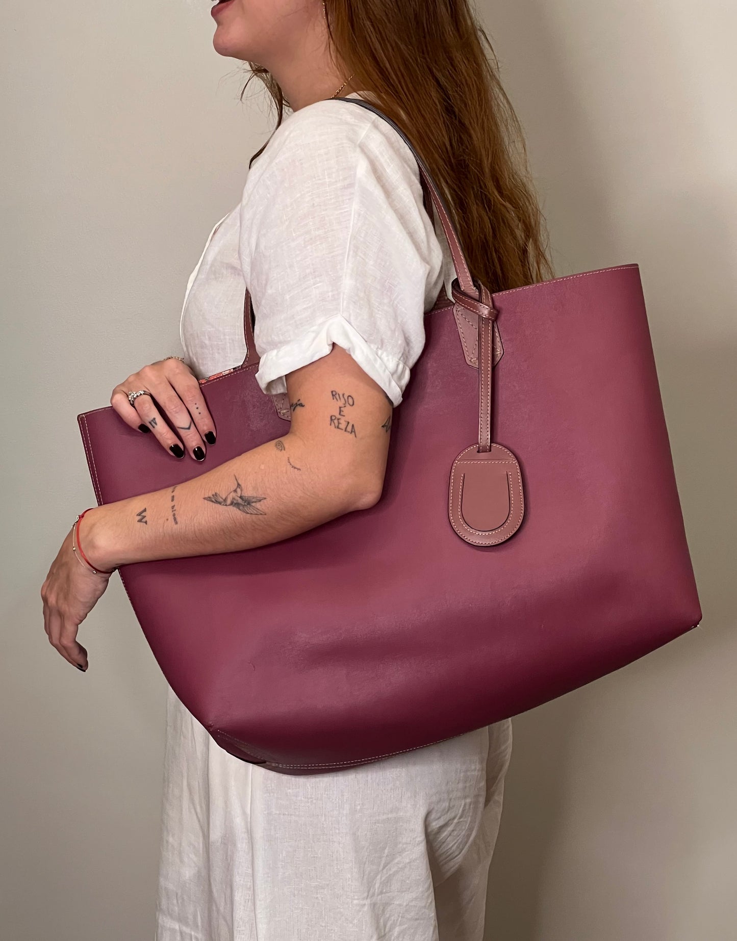 Gucci GG Supreme Blooms Reversible Tote