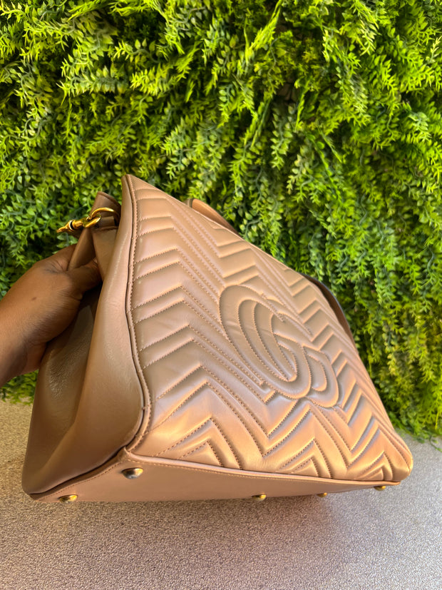 Gucci Marmont Nude Shoulder