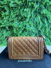 Chanel Boy Small Caramelo
