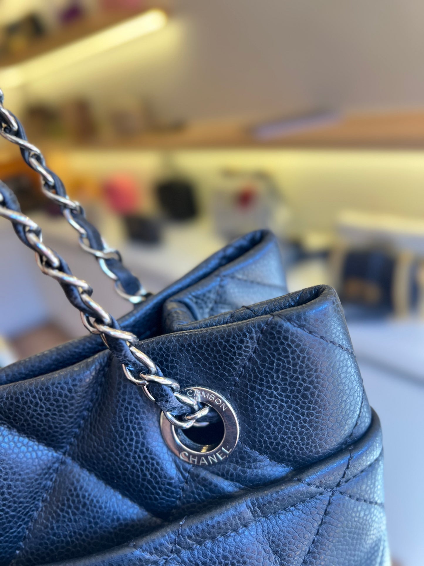 Chanel Timeless CC Shopper Preta