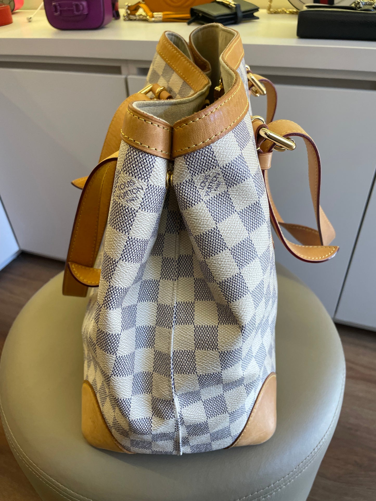 Louis Vuitton Hampstead Damier Azur MM