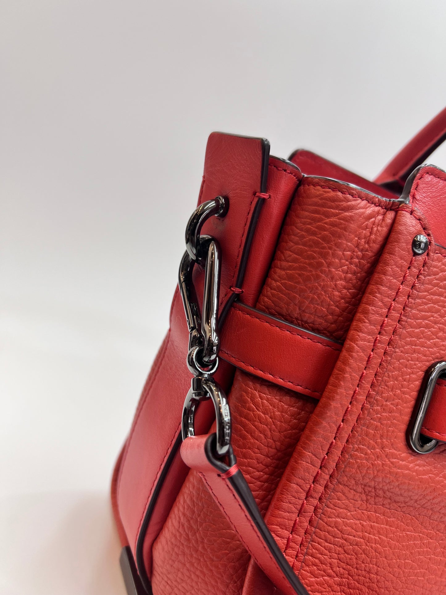 Coach Swagger Pebbled Laranja