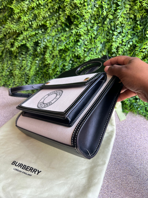 Burberry Canvas Logo Pochet