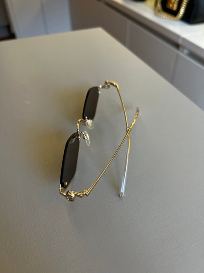 Óculos de Sol Gucci geométrico Double G
