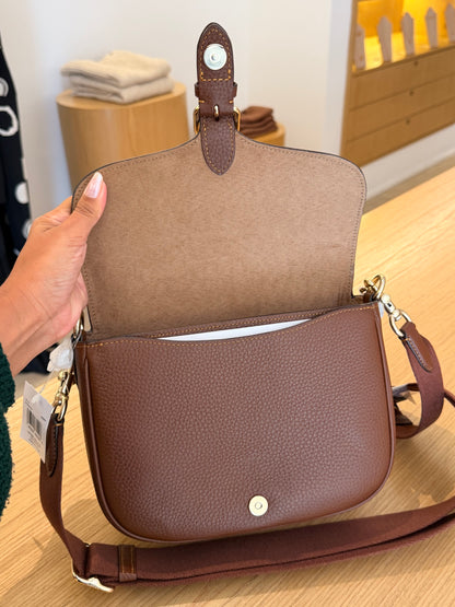 Coach Amelia Saddle Marrom