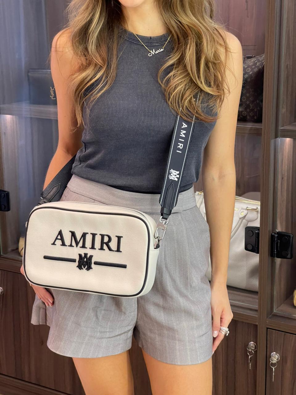 Amiri Embroidered Câmera Bag