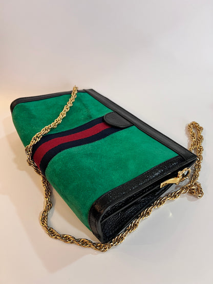 Gucci Ophidia Camurça Chain Verde