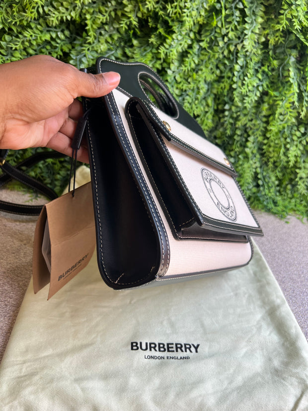 Burberry Canvas Logo Pochet