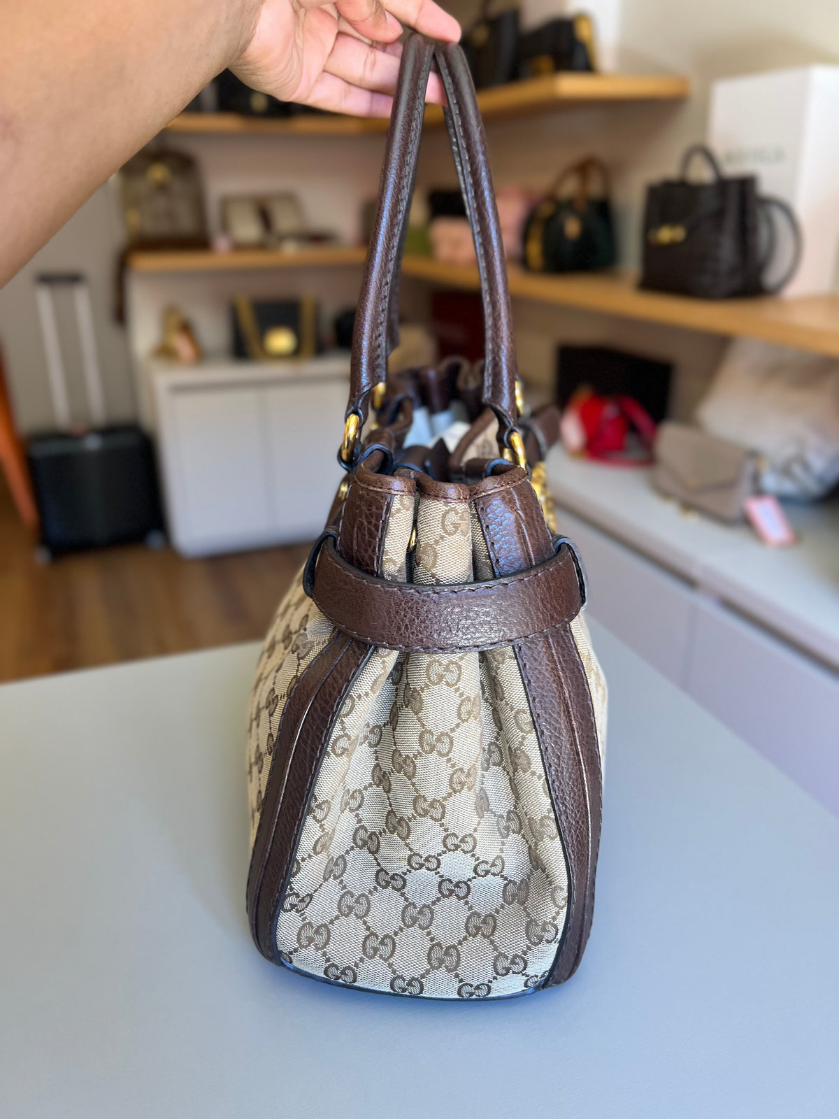 Gucci GG Canvas Running Tote
