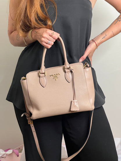Prada Saffiano Soft Calf Open Tote