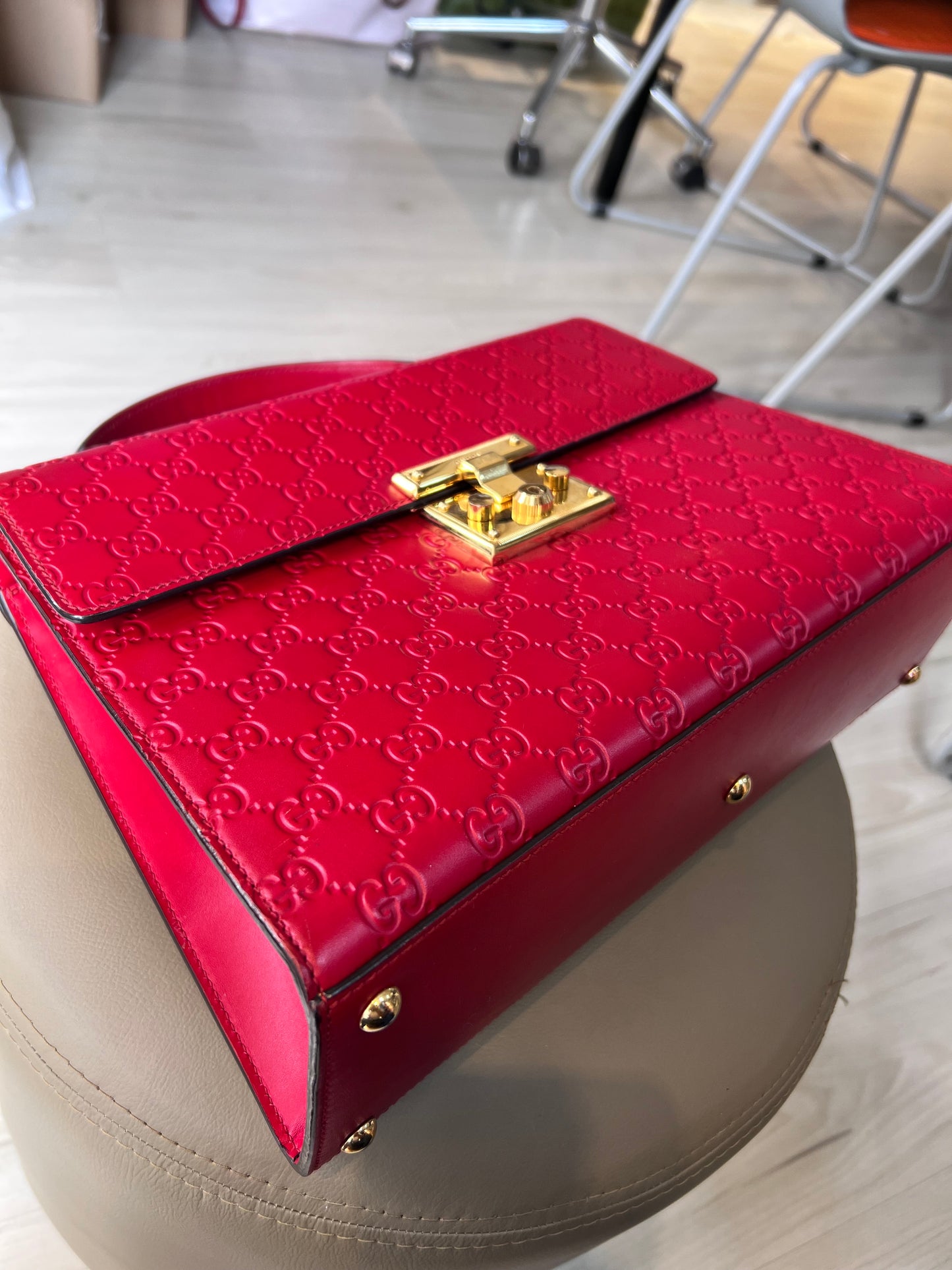 Gucci Padlock Vermelha