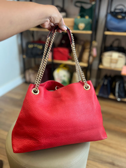 Gucci Soho Chain Vermelha