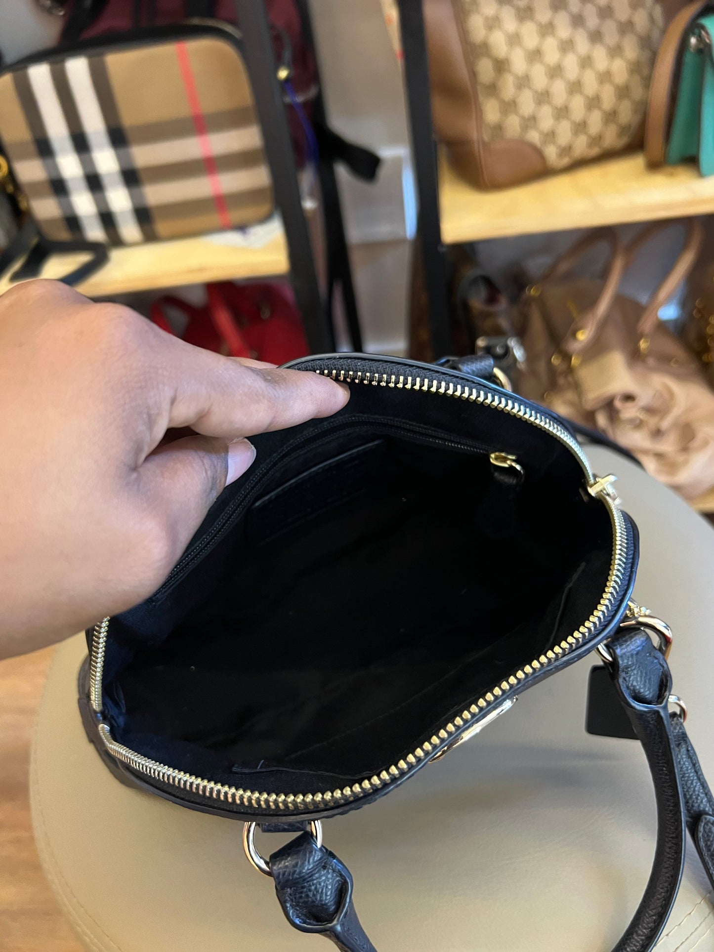 Coach Mini Sierra Satchel Preta