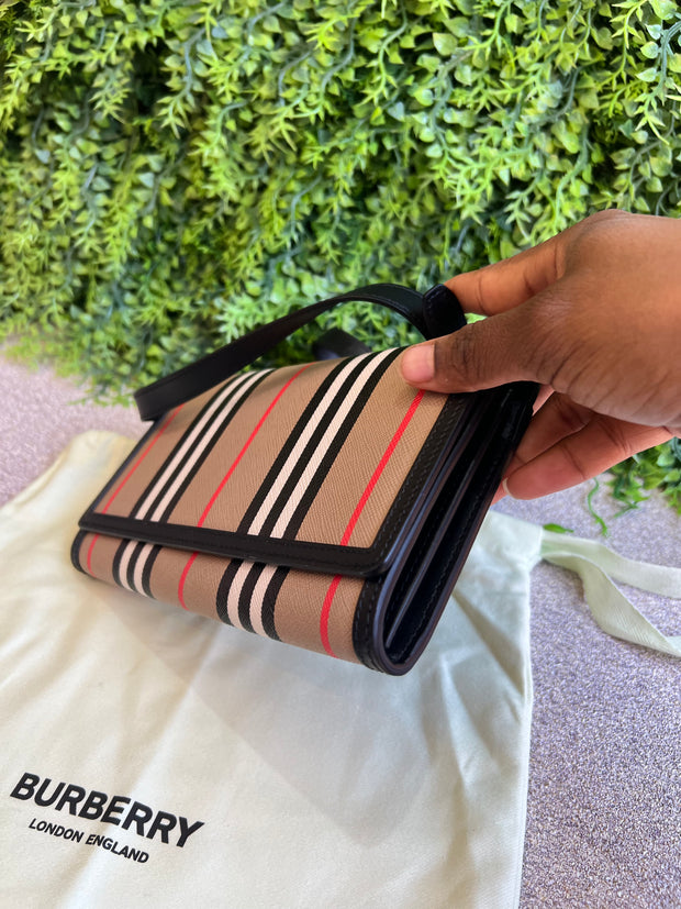 Burberry Hannah Stripe Preta