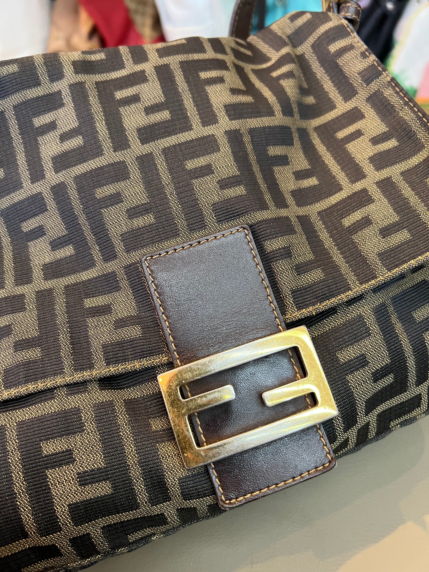 Fendi Zucca Mama Baguette