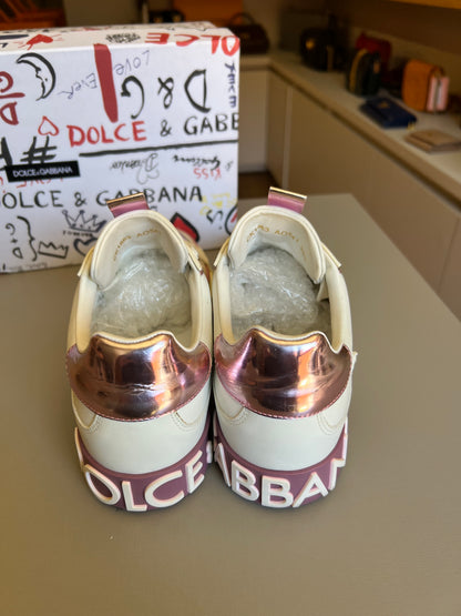 Tênis Dolce & Gabbana Logo Bicolor