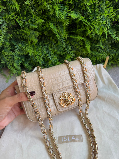 Isla Anne Mini Chain Nude