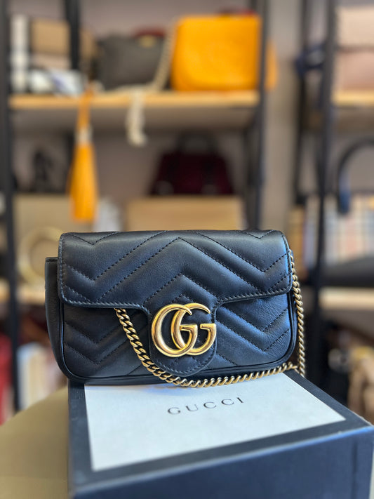Gucci Mini Marmont Preta