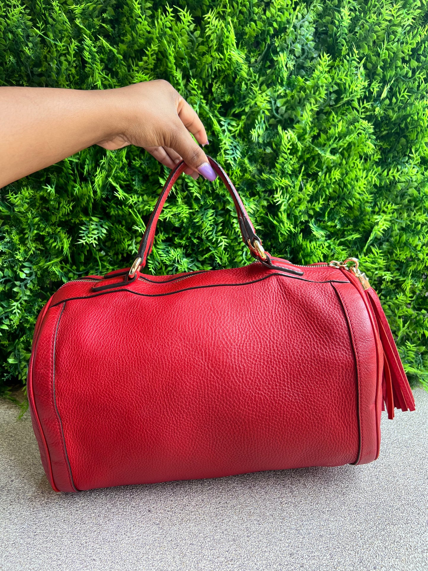 Gucci Soho Boston Vermelha
