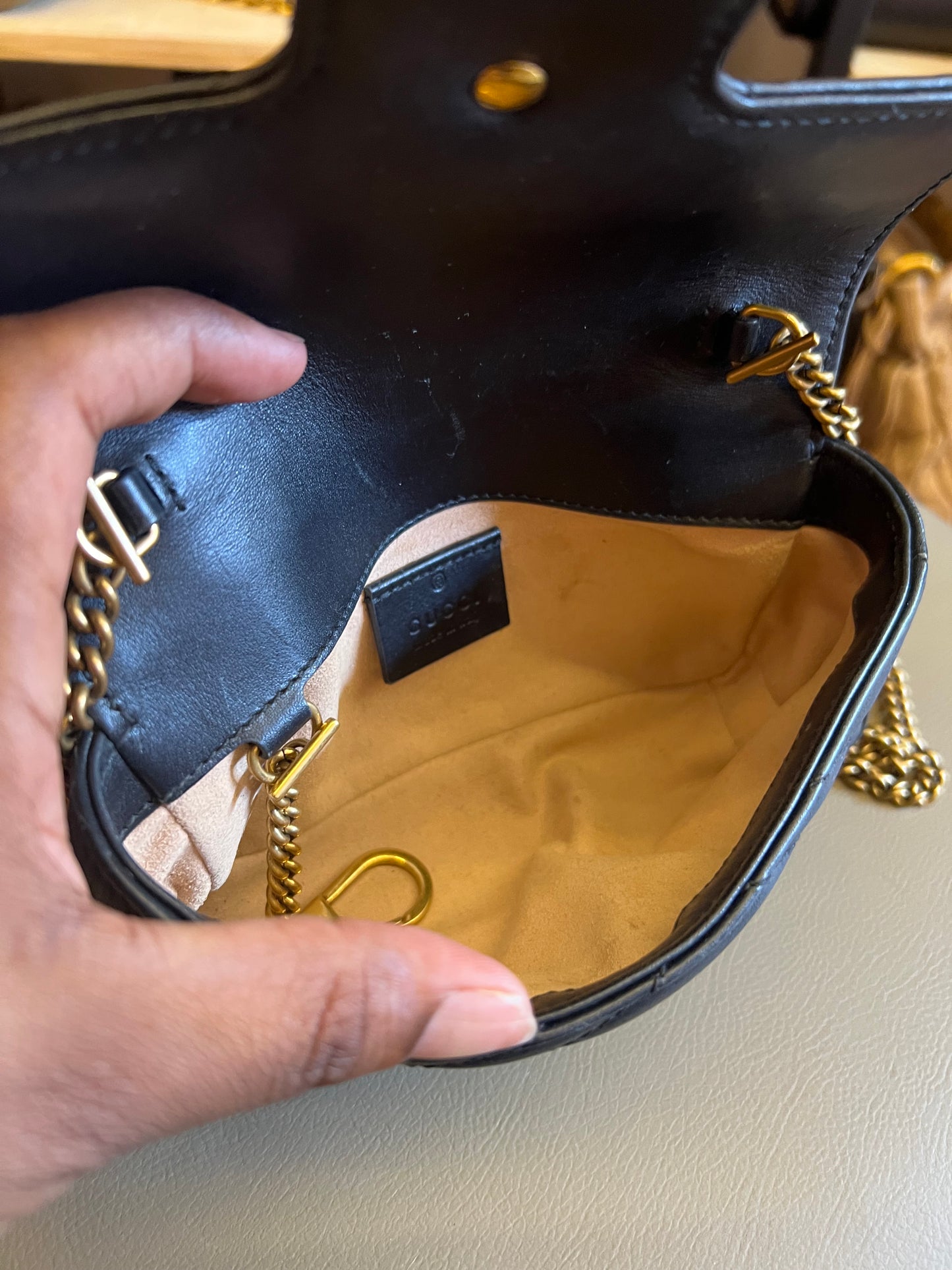 Gucci Mini Marmont Preta