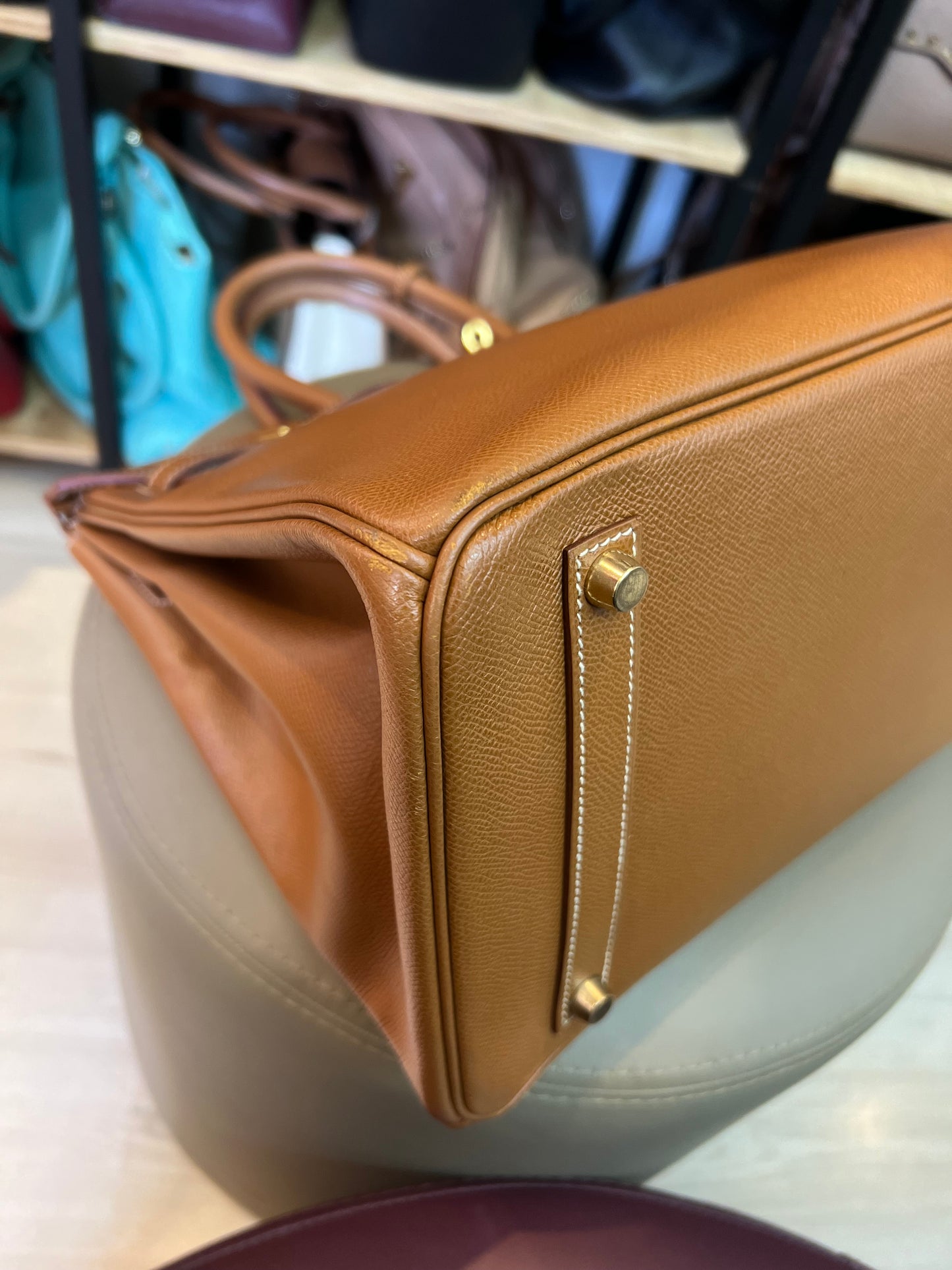 Hermes Birkin 35 Caramelo