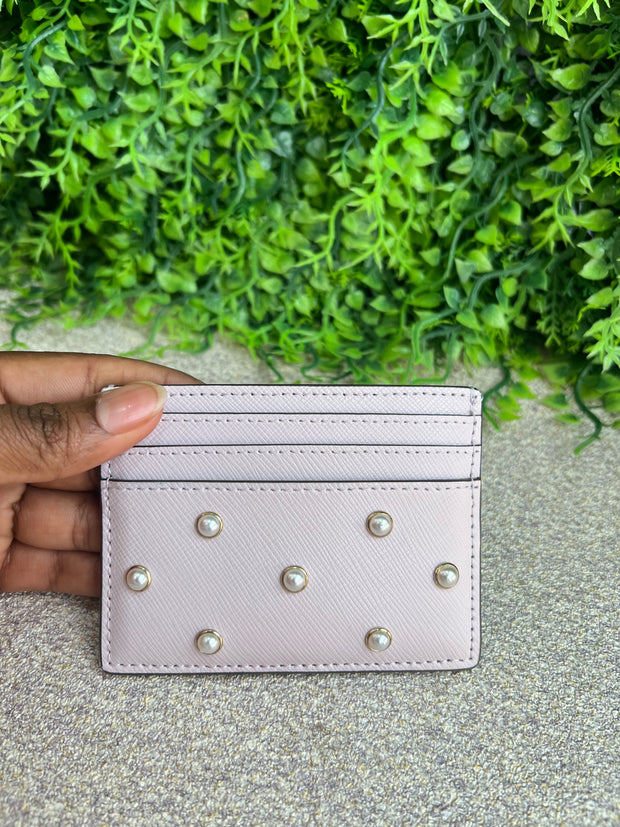 Porta cartão Kate Spade Perola