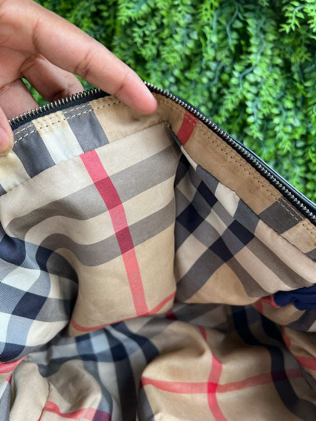 Burberry Buckleigh de Nylon Azul Marinho