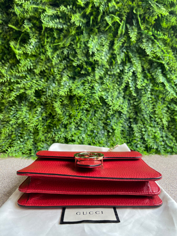 Gucci Interlock Vermelha