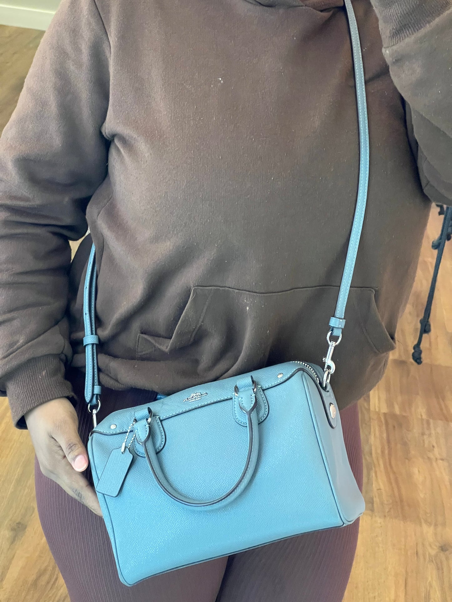 Coach Crossbody Bowler Cinza