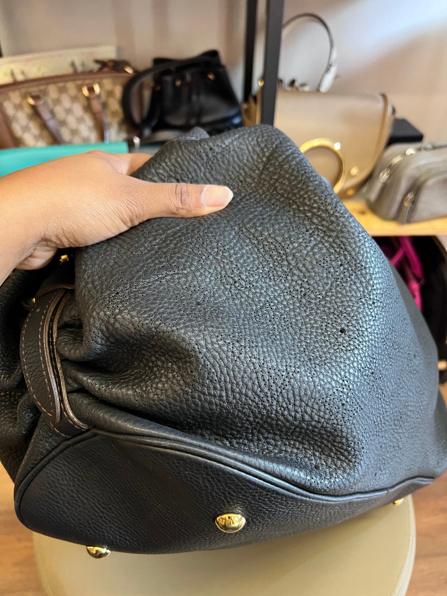 Louis Vuitton Mahina Large Preta