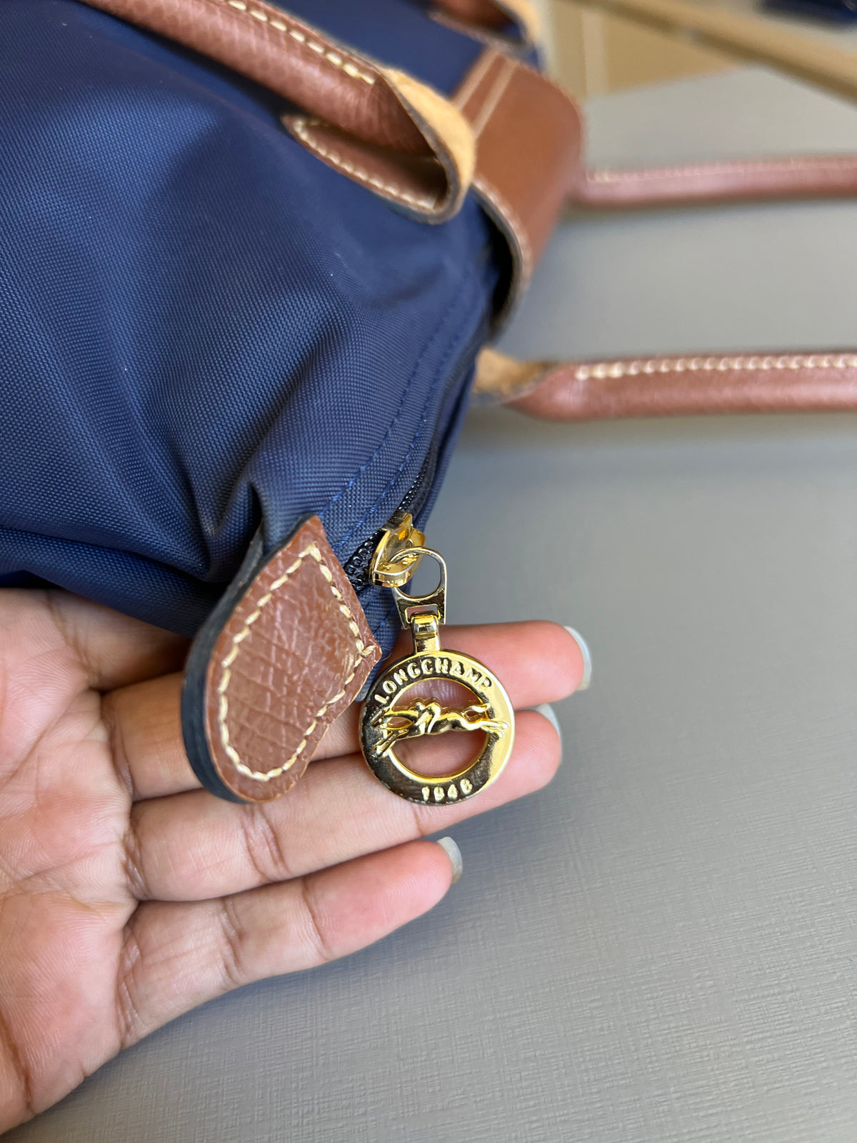 Longchamp Le pliage M Azul