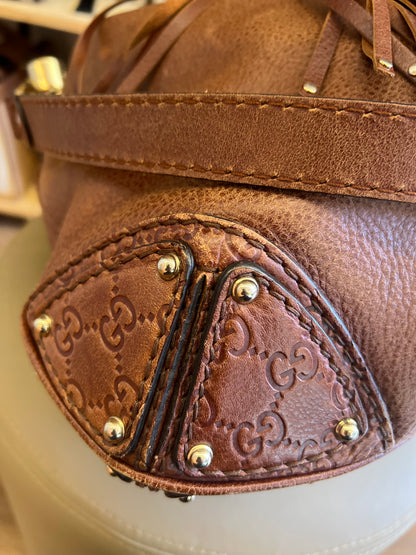 Gucci Indy Hobo Bag Marrom