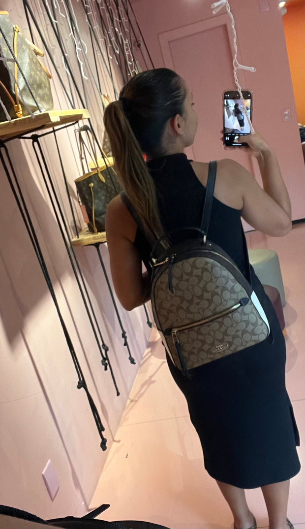 Mochila Coach Tricolor Monograma