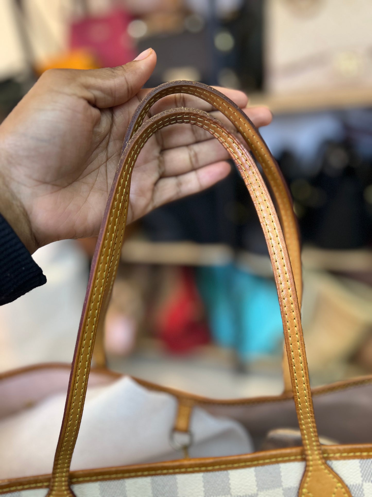 Louis Vuitton Neverfull MM Damier azur