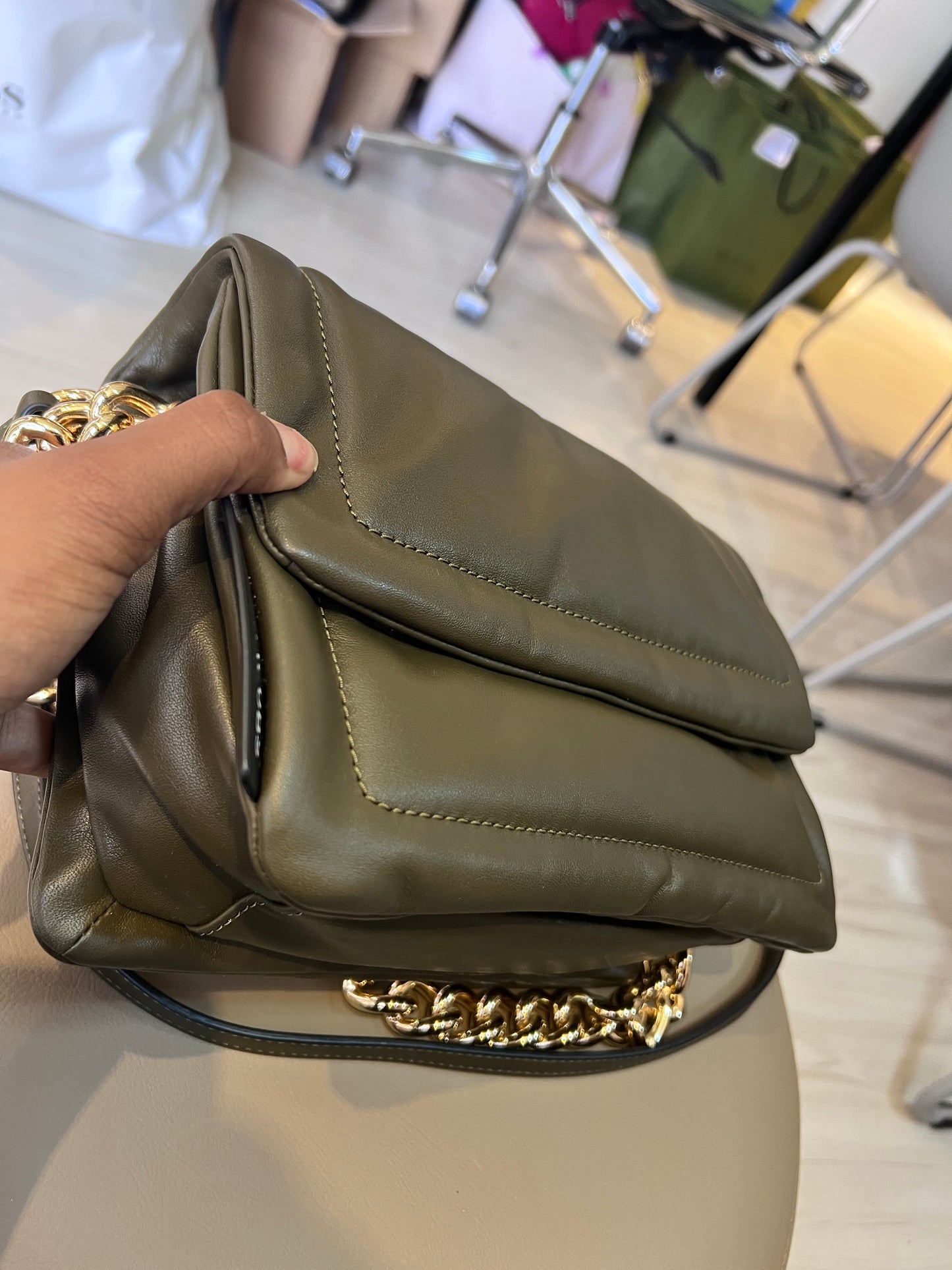 Marc Jacobs Puffer Chain Verde